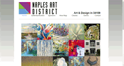 Desktop Screenshot of naplesartdistrict.com